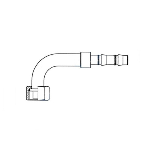 GHIBLI HOSE (PIPE) FITTING G6-Oring-90° (INDEL B)