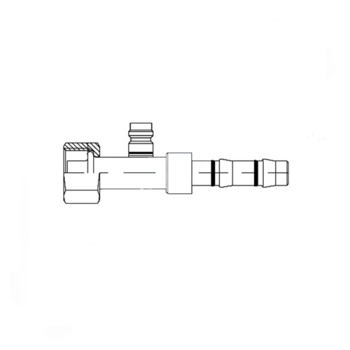 ΡΑΚΟΡ (ΑΚΡΟ) ΣΩΛΗΝΑΣ FREON GHIBLI G8-Oring-ΙΣΙΟ ΜΕ ΠΑΡΟΧΗ HP R134a (INDEL B)