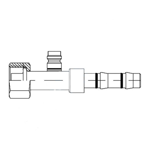 G8 - 180° - ORing + R134a HP
