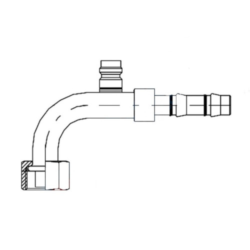 G8 - 90° - ORing + R134a HP